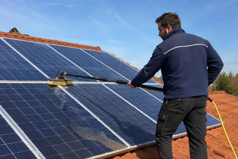 Nettoyage et entretien de panneaux solaires à Puydaniel